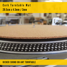 Load image into Gallery viewer, Cork Turntable Mat