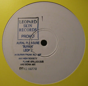 Aural Pleasure – Burnin - VG